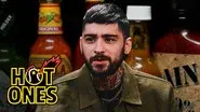 Zayn Malik Lets the Tears Flow While Eating Spicy Wings still