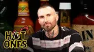 Adam Levine Gives a Halftime Speech While Eating Spicy Wings still