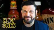 Adam Richman Impersonates Noel Gallagher While Eating Spicy Wings still