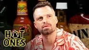 Sebastian Stan Learns About Himself While Eating Spicy Wings still