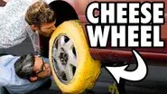 We Put Cheese Wheels On A Car still