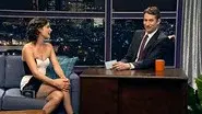 Cobie Smulders Wears a Strapless Black & White Dress still