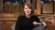 Emma Stone, Logan Lerman, Sam Smith still