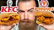 KFC vs. Popeyes Taste Test | FOOD FEUDS still