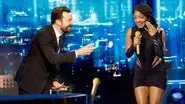 Simu Liu & Halle Bailey vs Chloe Bailey & Adam Lambert still