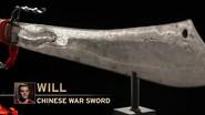The Chinese War Sword still
