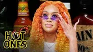 Saweetie Almost Tap Tap Taps Out While Eating Spicy Wings still