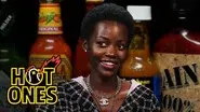 Lupita Nyong’o Feels Every Emotion While Eating Spicy Wings still