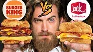 Burger King vs. Jack In The Box Taste Test | FOOD FEUDS still