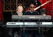 Stevie Wonder, Kristin Chenoweth, Kym Douglas, Melanie Moore still