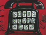 Sorry, Wrong Ed still