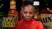 Viola Davis Gives a Master Class While Eating Spicy Wings still