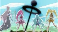 We'll Become Strong! The Test is Pretty Cure vs. Pretty Cure!! still