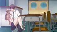 A feverish night, touching each other in his room. still
