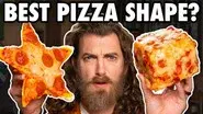 Is Pizza Better In Different Shapes? (Taste Test) still