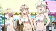 The Demon Lord's Daughter Is Tending to Customers in a Swimsuit still