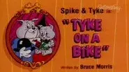 Tyke on a Bike still