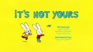 It's Not Yours still