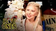 Lady Gaga Tries to Keep a Poker Face While Eating Spicy Wings still