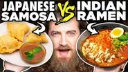 Japanese Indian vs. Indian Japanese Food Taste Test still