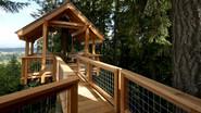 Lifted Lodge Treehouse still