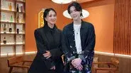 SUGA with Uhm Jung-hwa still