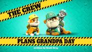 The Crew Plans Grandpa Day still