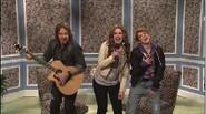 Miley Cyrus with The Strokes still