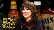 Winona Ryder Needs More Ice Cream While Eating Spicy Wings still