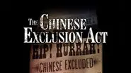 The Chinese Exclusion Act still