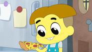 Pizza vs. Fireworks still