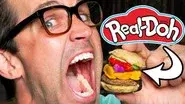 Making Real Food With Play-Doh Toys Taste Test still