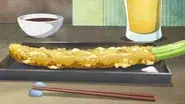 10th Night: Deep-Fried Asparagus Skewers still