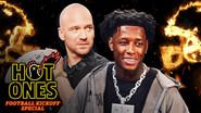 Sauce Gardner Earns his Nickname on the Hot Ones Football Special still