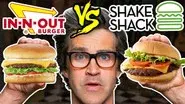 In-N-Out vs. Shake Shack Taste Test | FOOD FEUDS still