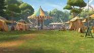 Snufkin and the Fairground still