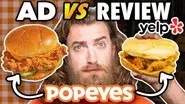 Restaurant Ad vs. Yelp Review Taste Test still