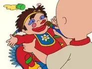 Caillou and the Doll still