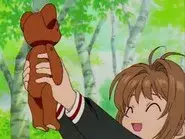 Sakura and the Big Stuffed Doll still
