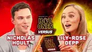 Nicholas Hoult vs. Lily-Rose Depp still