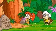 Alien vs. Pebbles still