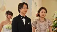 The bride is inside the locked room still