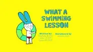 What A Swimming Lesson still