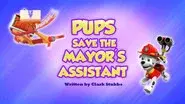 Pups Save the Mayor's Assistant still