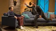 Aziz Ansari Wears a Charcoal Blazer still