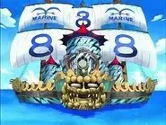 Luffy, Completely Surrounded! Commodore Nelson's Secret Strategy! still