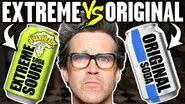 Extreme vs. Original Snacks Taste Test (Axe Throwing Game) still
