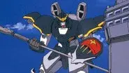 The Gundam Deathscythe still
