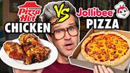 Combining Fast Food Chicken And Pizza (Taste Test) still