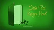 Little Red Katzen Hood still